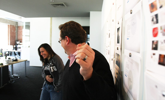 Kirsten and Eric in Meeting