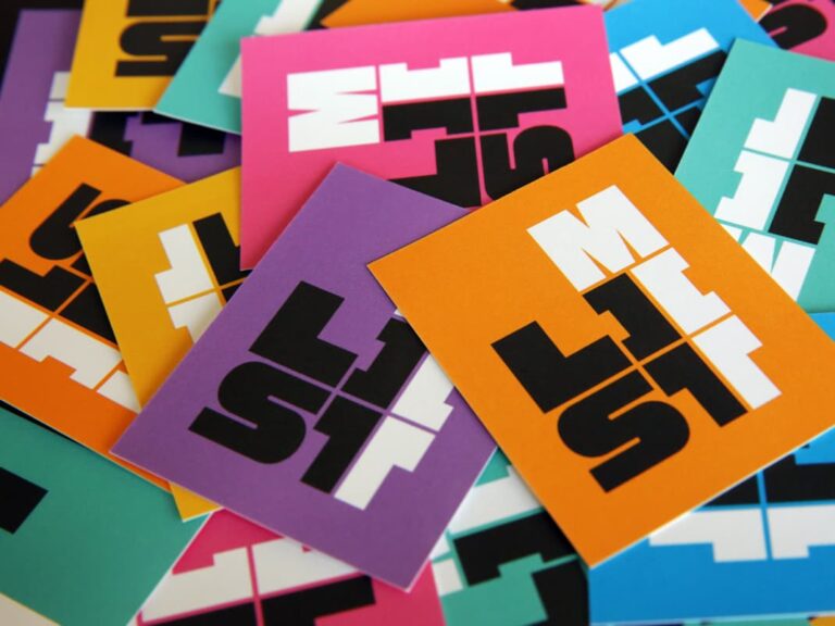 MIT List Visual Arts Center Business Card Pile