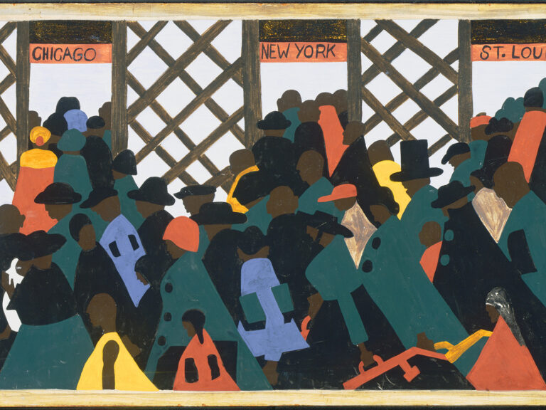 Jacob Lawrence_Migration Series Panel 1