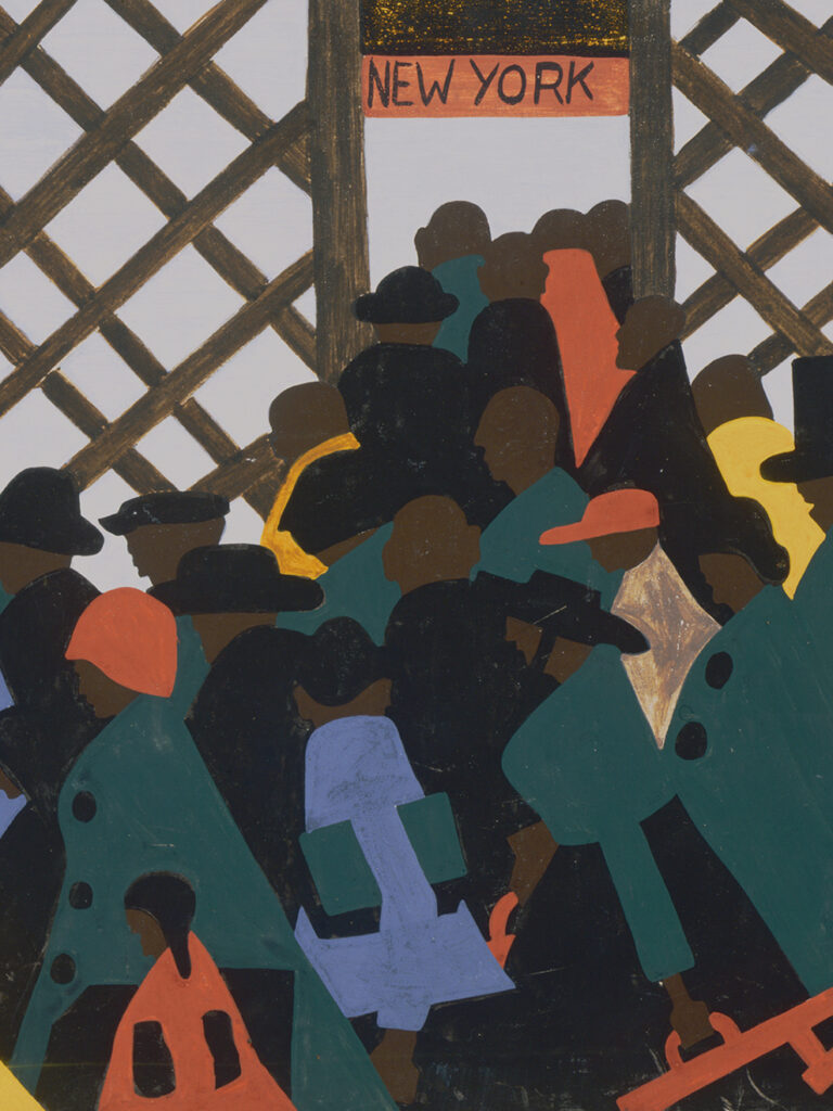 Jacob Lawrence_Migration Series Panel 1