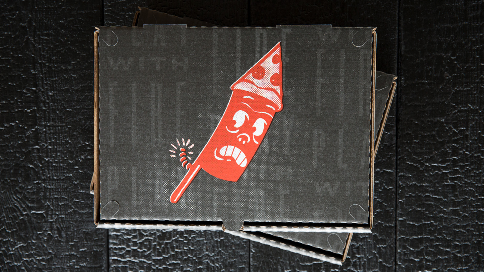 Photo of Firecracker Pizza Box Lid