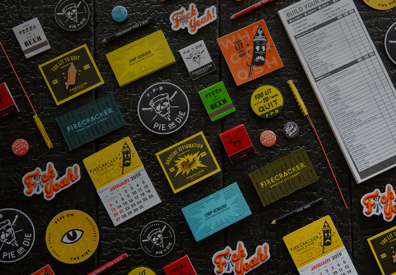 Photo of Firecracker Pizza & Beer Swag