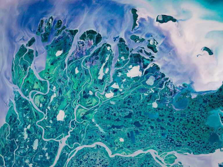 Aerial View of River