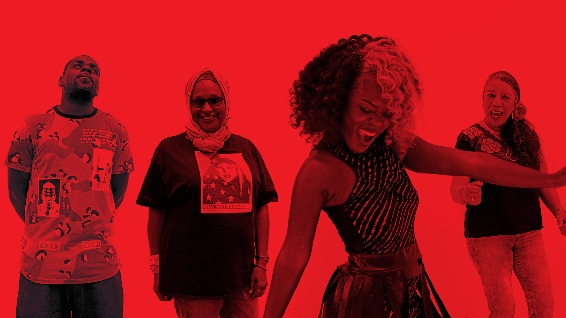 Portraits from I Vote Because photography shoot